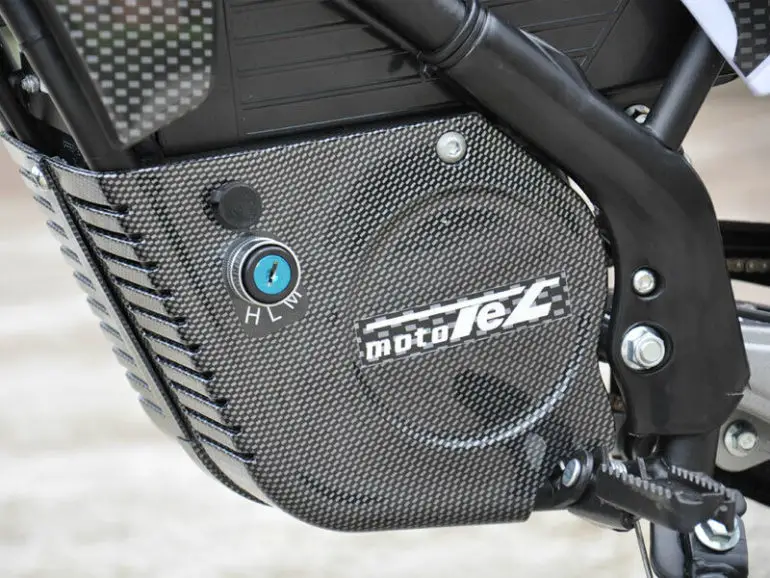 mototec 24v electric dirt bike assembly